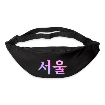 Seoul Koreanische Sprache - Gürteltasche - Schwarz - Vorne