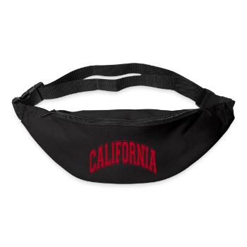 California Kalifornien - Gürteltasche - Schwarz - Vorne