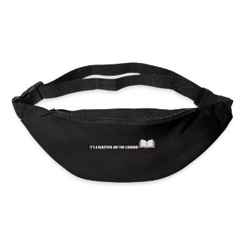 beautiful day for learning - Bum bag - black - Front
