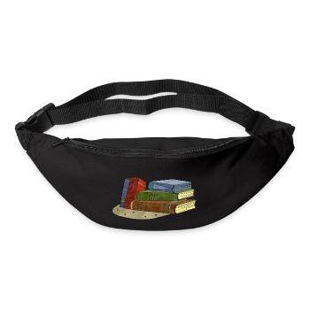 Buch - Gürteltasche - Schwarz - Vorne