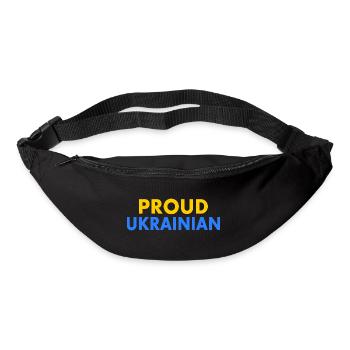 Proud ukrainian - Bum bag - black - Front
