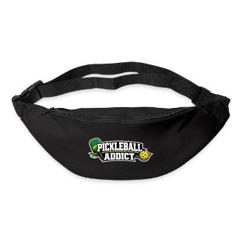 Pickleball Addict Logo - Bum bag - black - Front