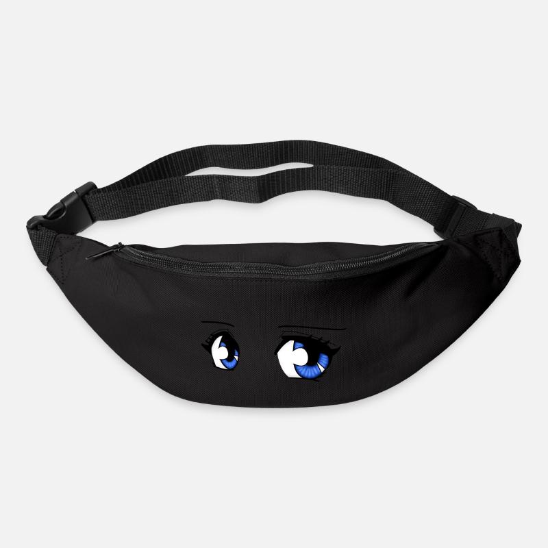 manga eyes - Bum bag - black
