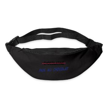 Pain au chocolat - Sac banane - noir - Devant