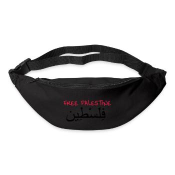 Free Palestine ! - Bum bag - black - Front