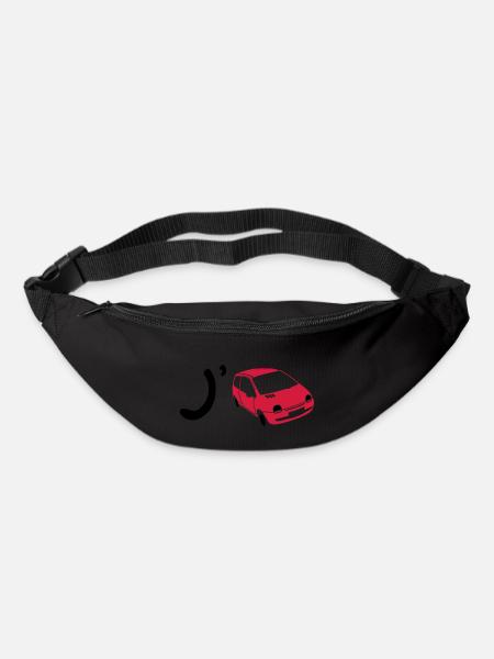 j'aime ma twingo - Sac banane - noir
