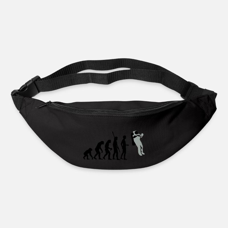 evolution_astronaut_2c - Sac banane - noir