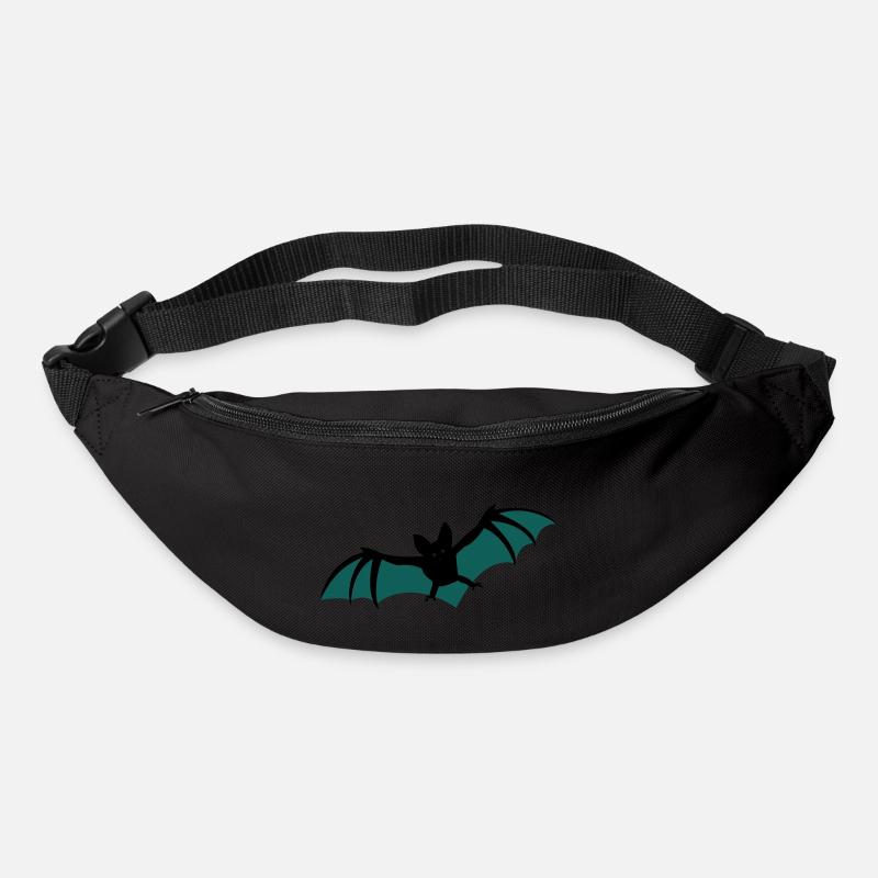 Fledermaus - Gürteltasche - Schwarz