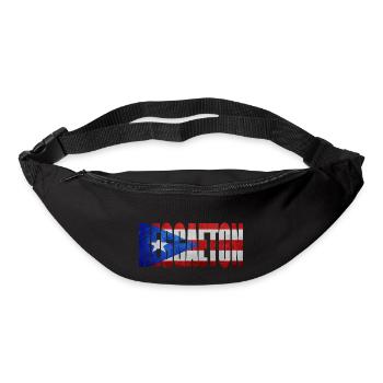 REGGAETON PUERTO RICO - Sac banane - noir - Devant