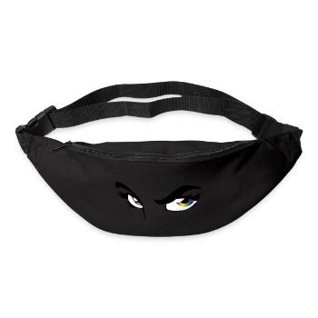 Rainbow 34b - Augen - Gesicht - face - Gürteltasche - Schwarz - Vorne