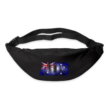 AUS Australien - Gürteltasche - Schwarz - Vorne