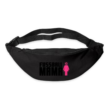 Fußball-Mama - Gürteltasche - Schwarz - Vorne