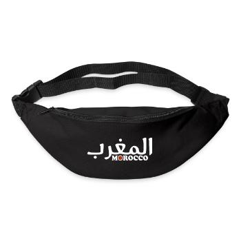 Marokko - Gürteltasche - Schwarz - Vorne