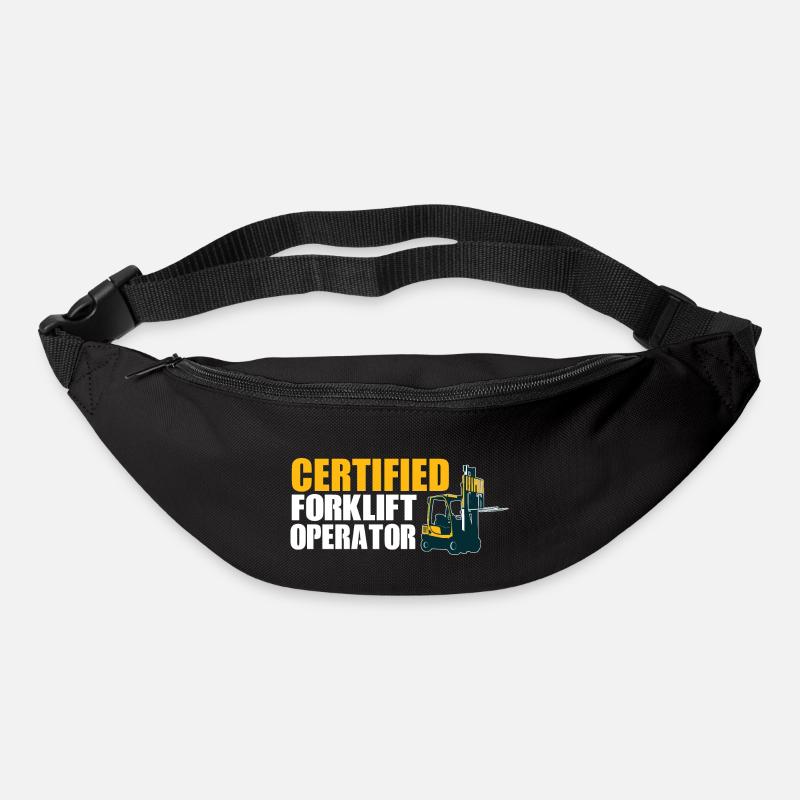 Certified forklift operator - Bum bag - black