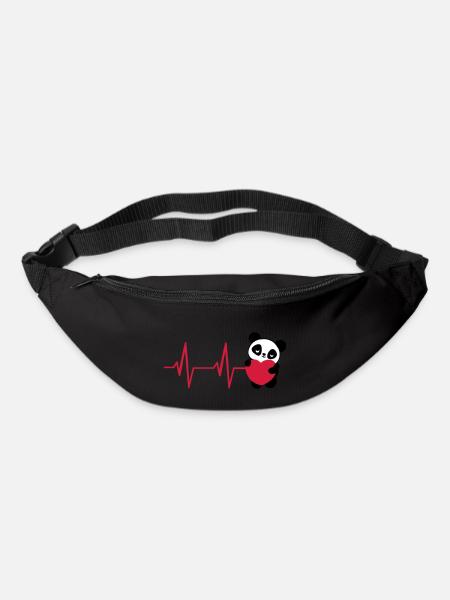 ECG Panda - Sac banane - noir