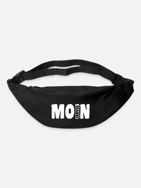 Moin Servus | White - Gürteltasche - Schwarz