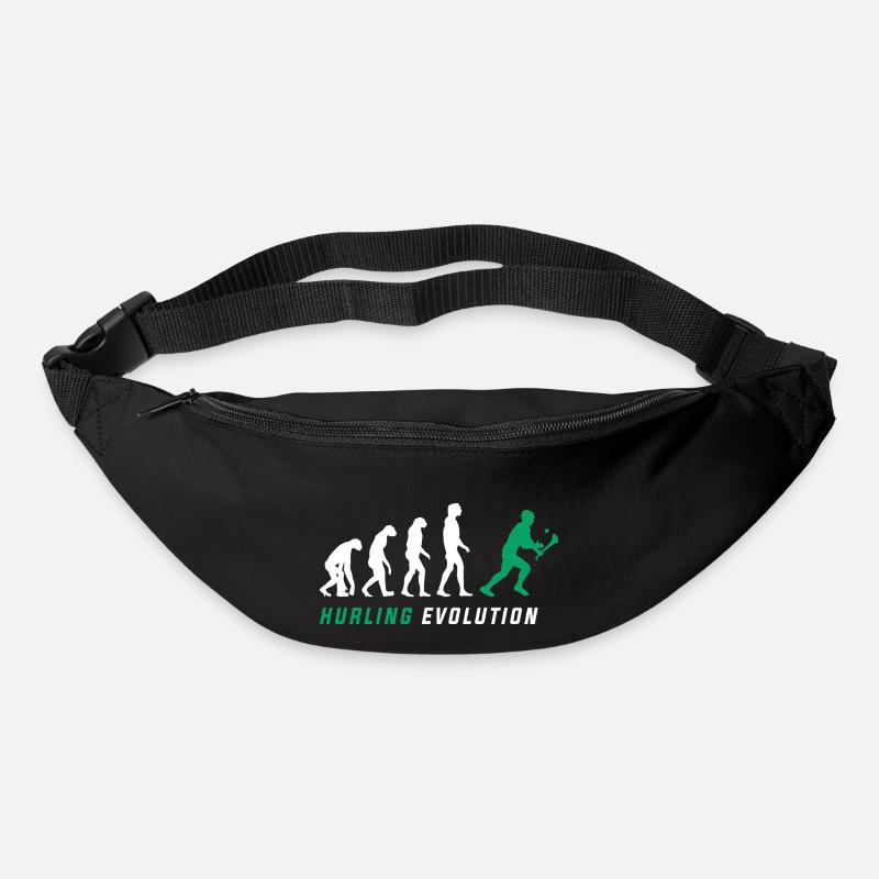 L’évolution du hurling - Sac banane - noir