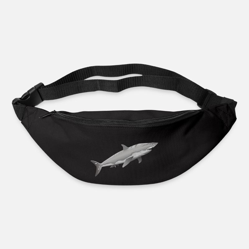 great white shark great white shark - Bum bag - black