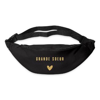 grande sœur - Sac banane - noir - Devant