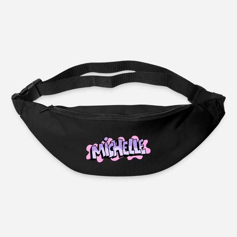 Grafitti Name Michelle - Gürteltasche - Schwarz