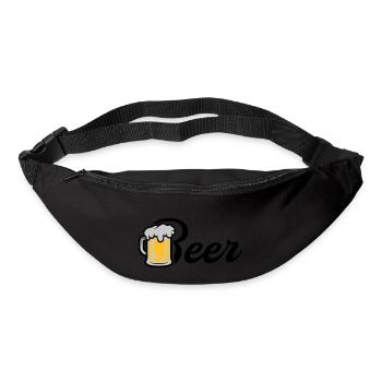 Beer Maßkrug - Bum bag - black - Front