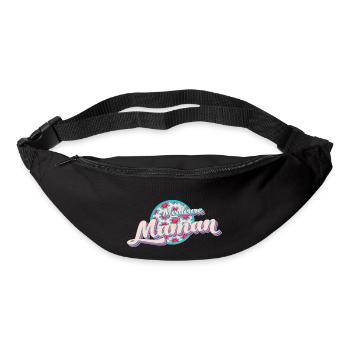 For the best mom - Bum bag - black - Front