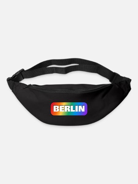 BERLINER REGENBOGEN HAPPY PRIDE - Gürteltasche - Schwarz