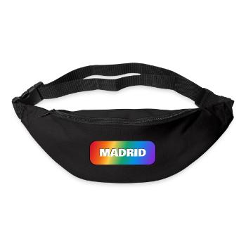 MADRID GAY PRIDE - Sac banane - noir - Devant