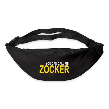 Call me Zocker - Gürteltasche - Schwarz - Vorne