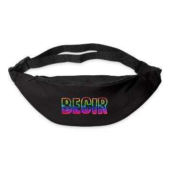 becir rs arc-en-ciel - Sac banane - noir - Devant
