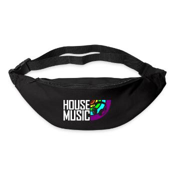 House Musik Kopfhörer LGBTQ+ - Gürteltasche - Schwarz - Vorne