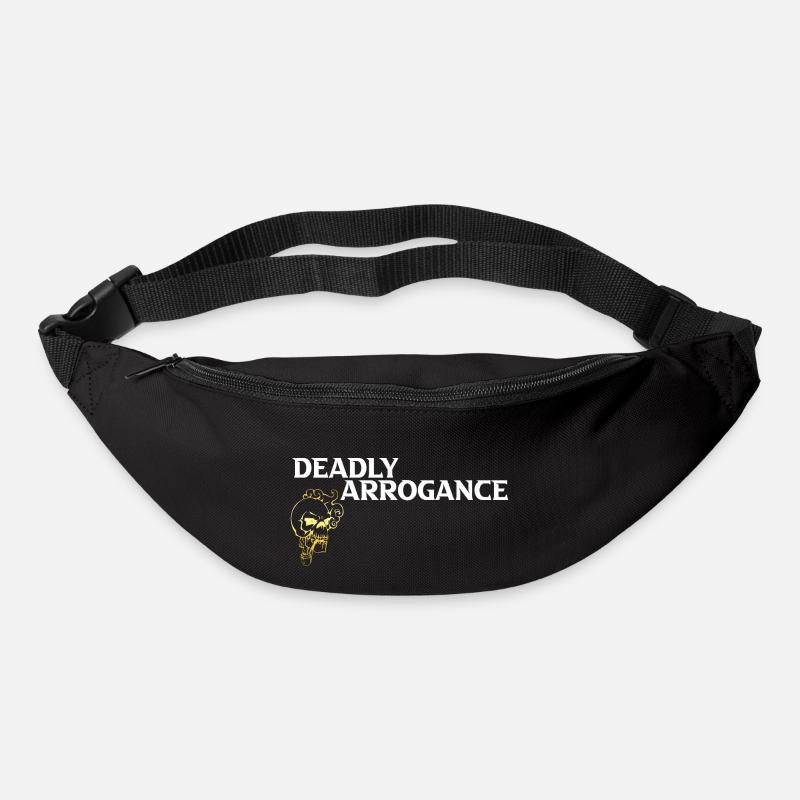 deadly arrogance totenkopf - Gürteltasche - Schwarz