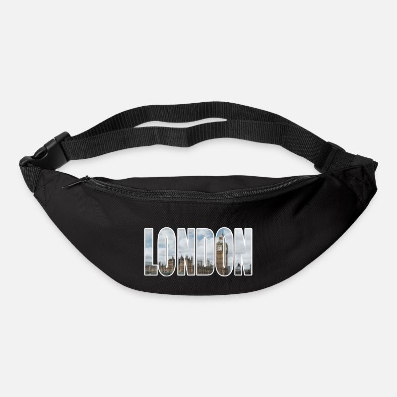 Londres - Sac banane - noir