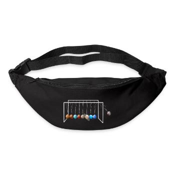 Never Forget Pluto Funny Planet Pluto - Bum bag - black - Front