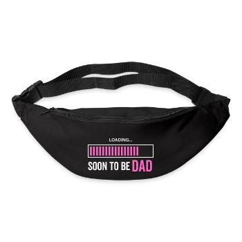 Bald Papa sein - Gürteltasche - Schwarz - Vorne