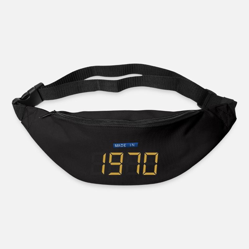 Made in 1970 - Sac banane - noir