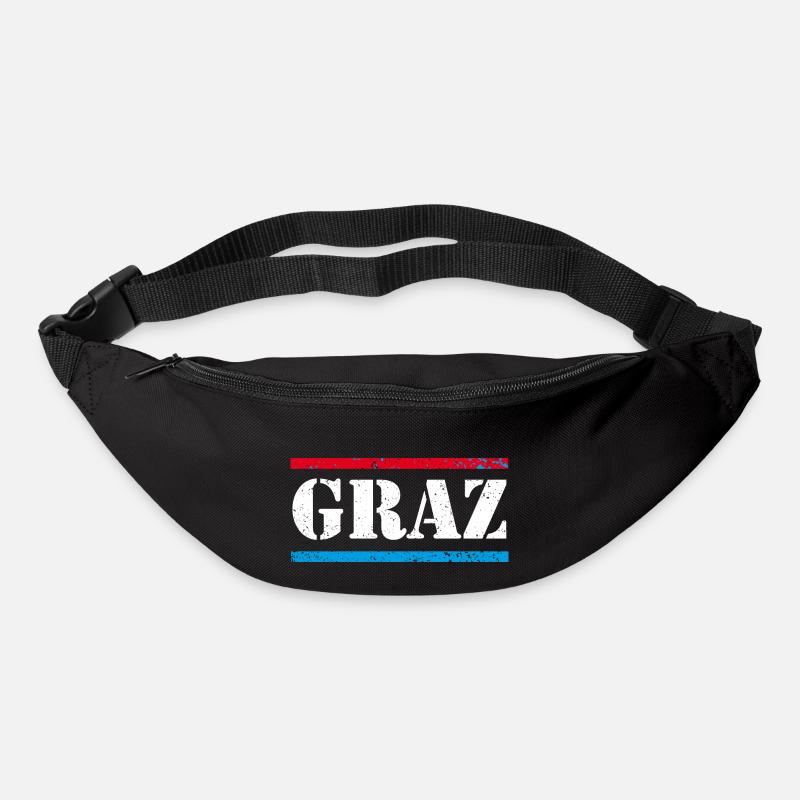 Graz - Gürteltasche - Schwarz