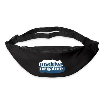 positive | negative – modern style - Gürteltasche - Schwarz - Vorne
