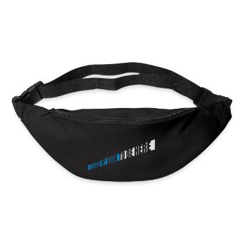 I closed my book - Bum bag - black - Front