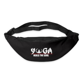 Yoga heals the soul - Bum bag - black - Front
