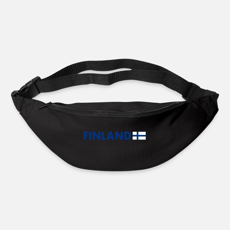Finnland - Gürteltasche - Schwarz