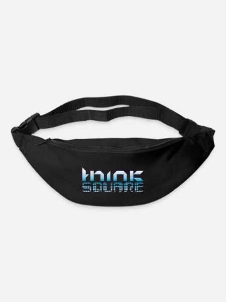 Think square - manie de l'angle - Sac banane - noir