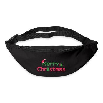 merry Christmas 6 - Gürteltasche - Schwarz - Vorne