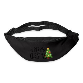 merry Christmas 28 - Gürteltasche - Schwarz - Vorne