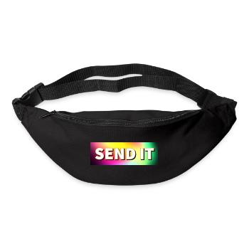 SEND IT Boxlogo - Gürteltasche - Schwarz - Vorne