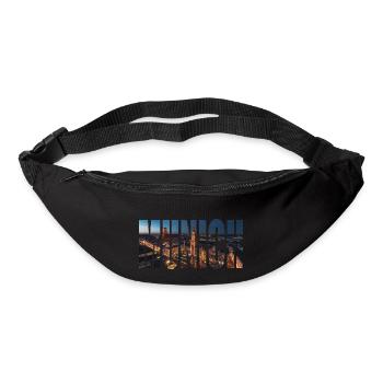 MUNICH SKYLINE NIGHT München - Gürteltasche - Schwarz - Vorne
