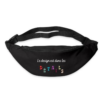 Le design est dans les détails - Sac banane - noir - Devant