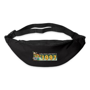 Les chanceux sont nés en 1997 tee St. Patrick’s - Sac banane - noir - Devant