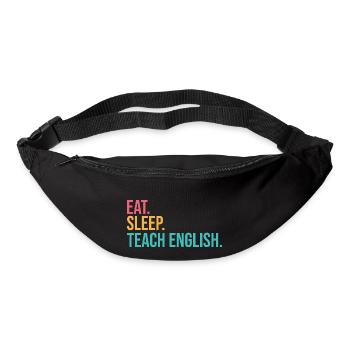 Eat Sleep Teach Repeat - Bum bag - black - Front