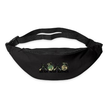 Camo d’armes XOXO - Sac banane - noir - Devant